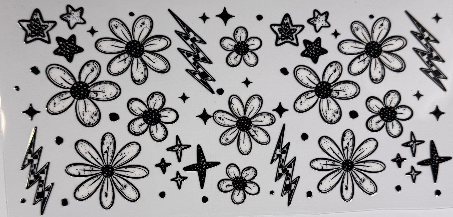 Flowers checkered