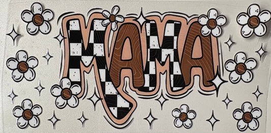 Mama checkered brown
