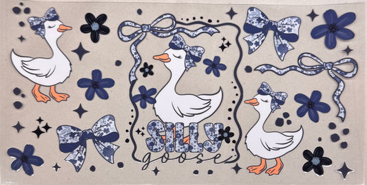 Blue bow goose