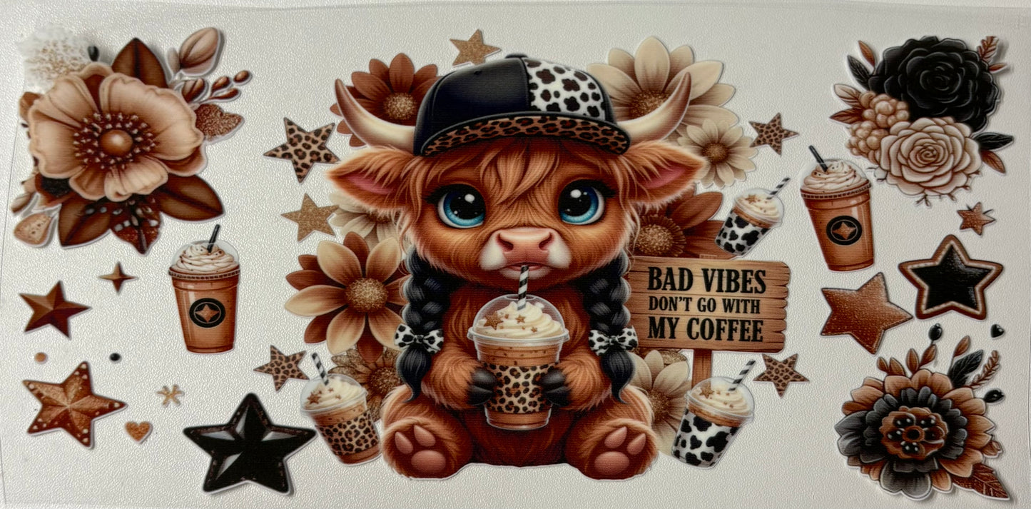 Cow bad vibes coffee
