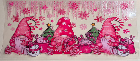 Pink gnome Xmas