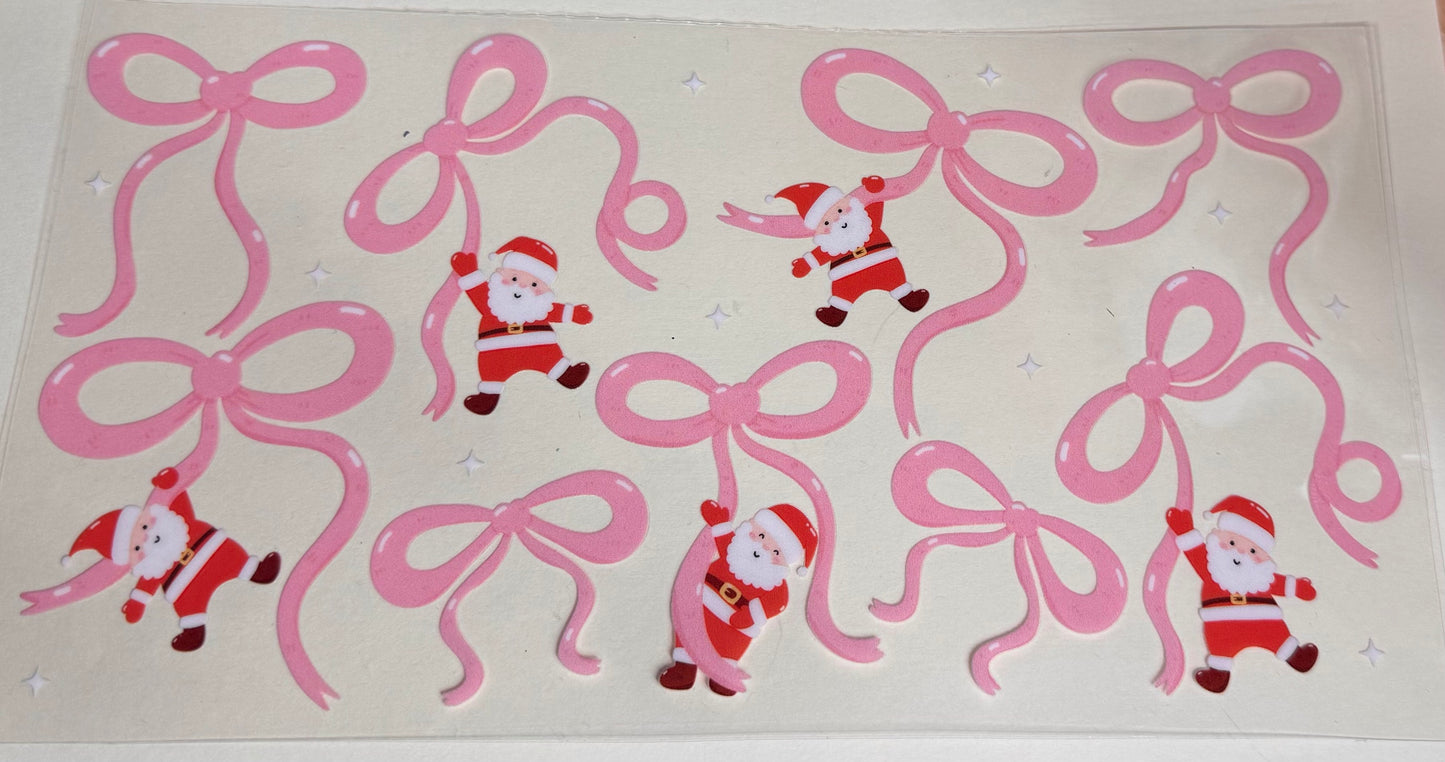 Pink Santa bows 2