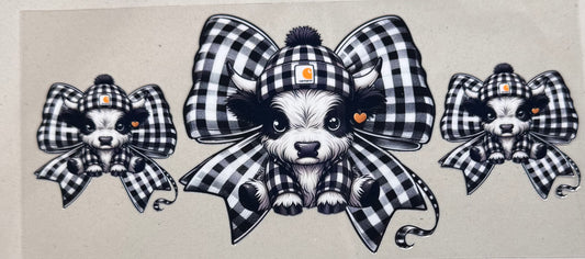 Checkered cows