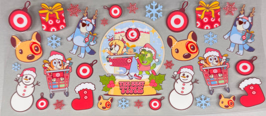 Green man bluey target