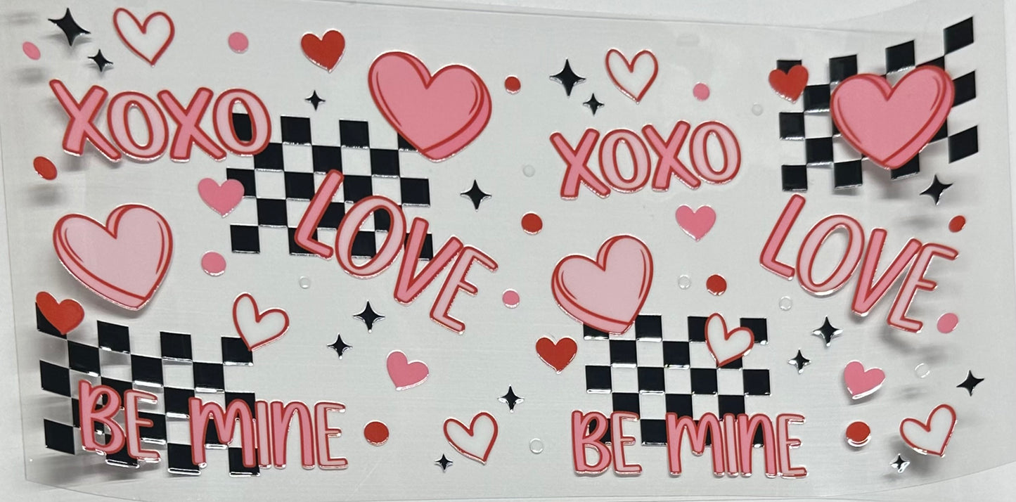 Checkered valentines