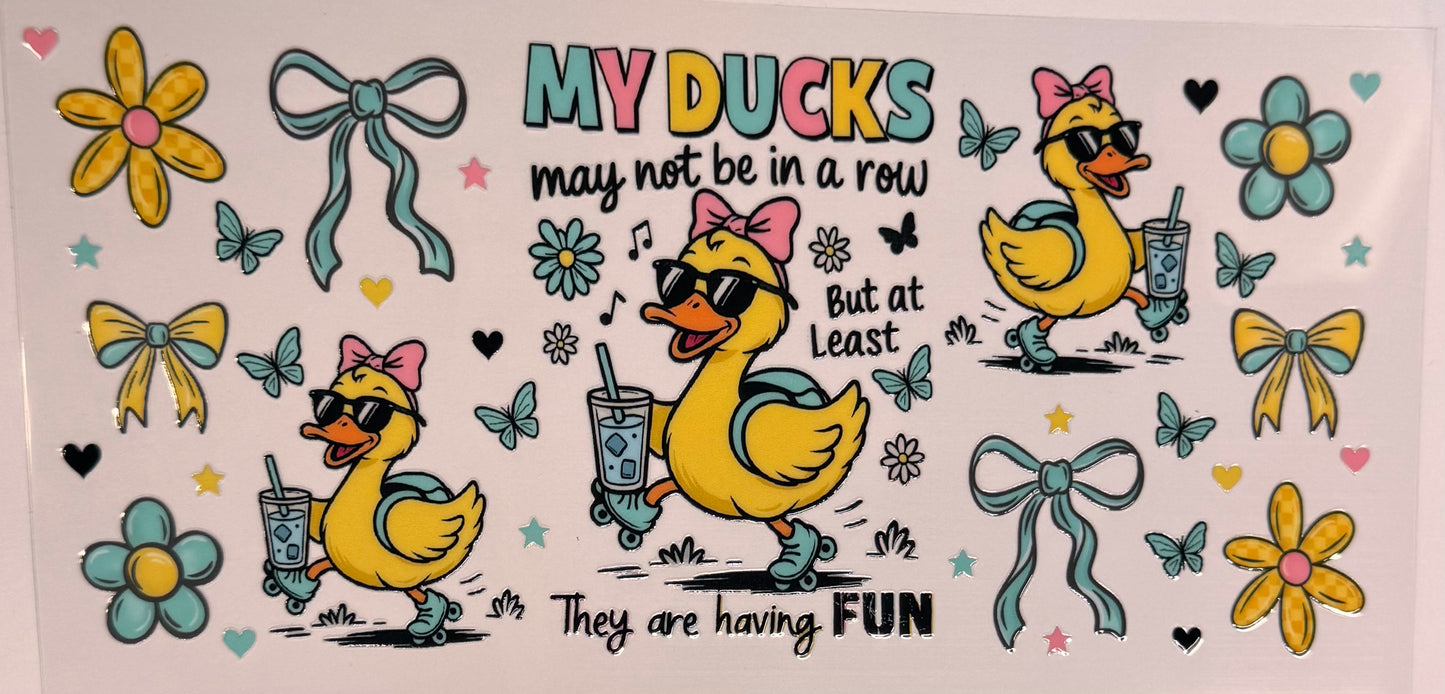 Ducks in a row