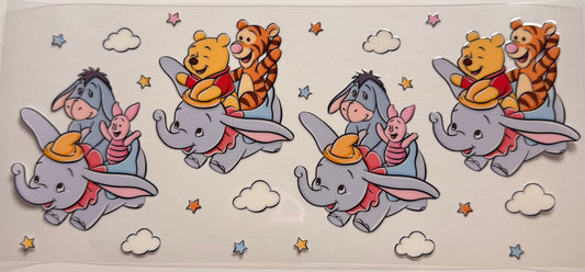 Pooh flying dumbo