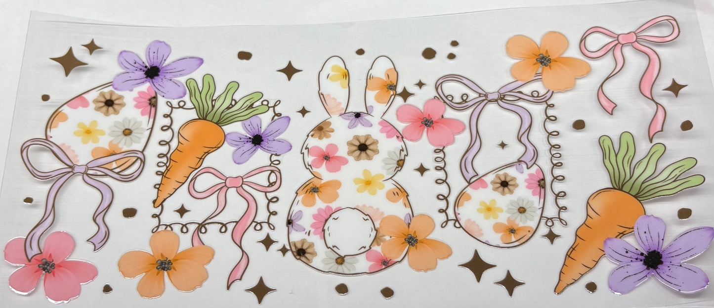 Floral Easter bunny