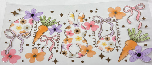 Floral Easter bunny