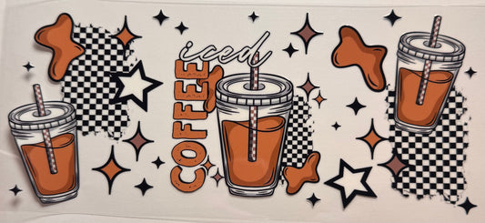 Iced coffee cutesy