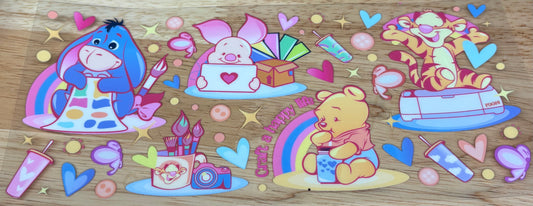 Colorful Pooh friends