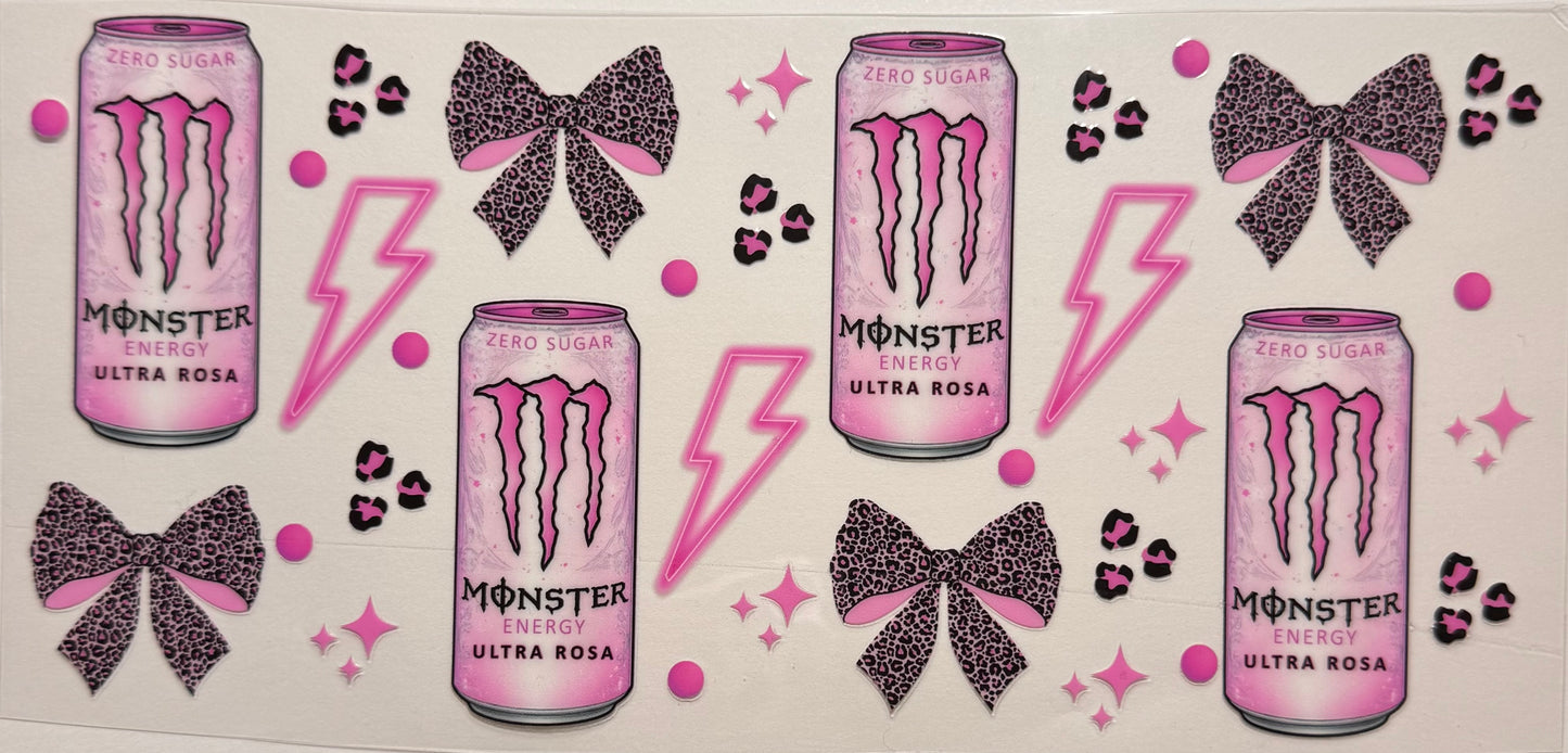 Pink monster bows