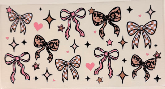 Leopard / Pink bow