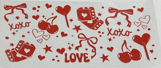 Valentines dice