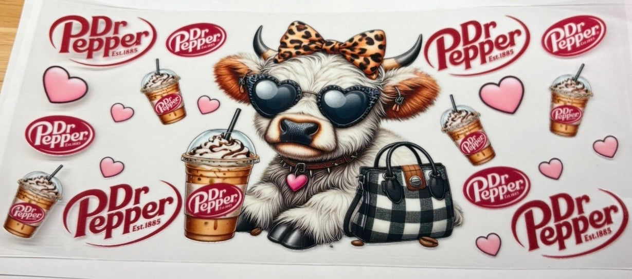 Dr Pepper cow