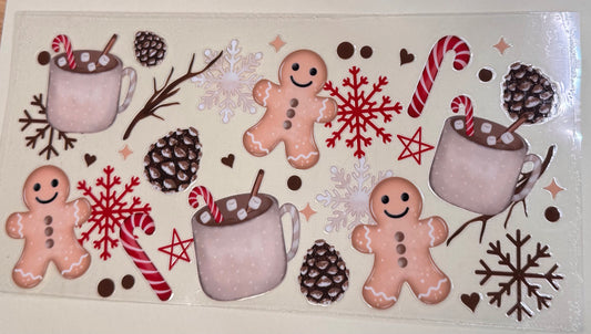 Gingerbread candy cane cute