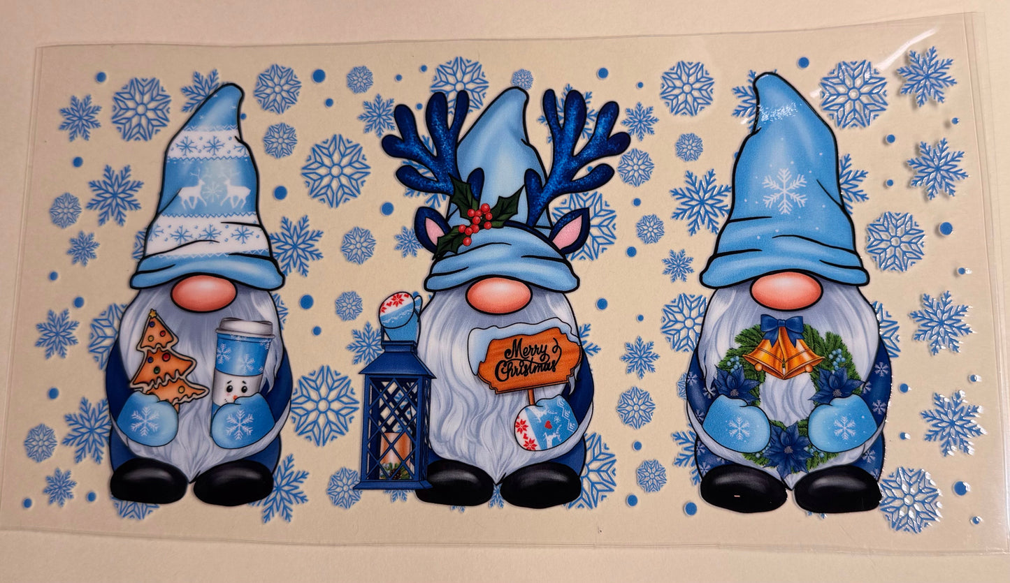 Blue gnome Xmas