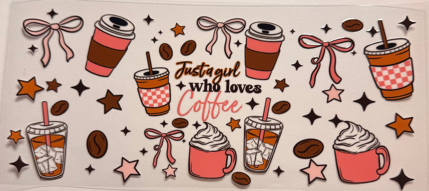 Girl who loves coffee