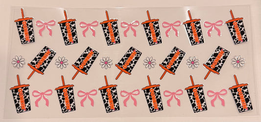 Cow print dunkin
