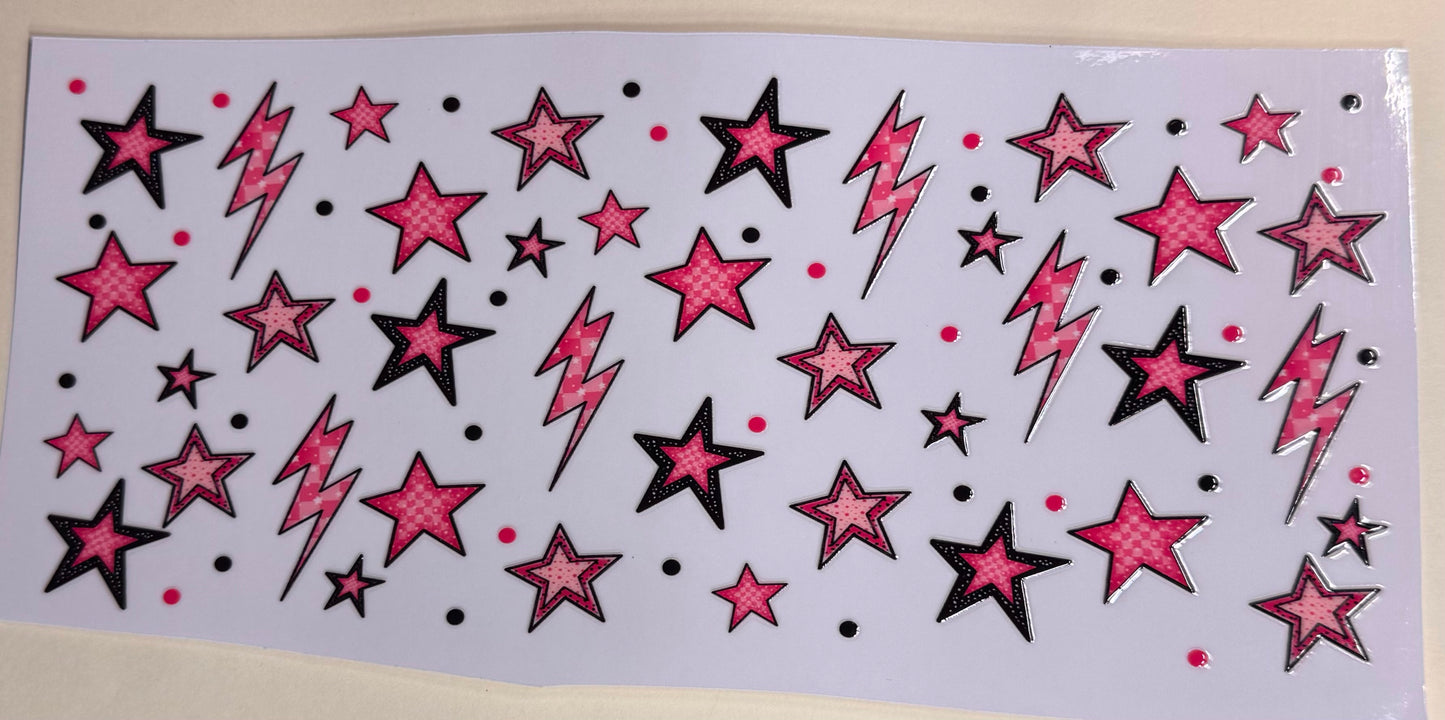 Pink stars