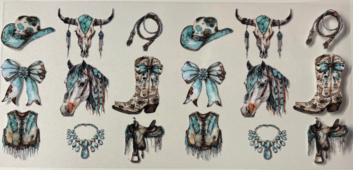 Blue western vibe