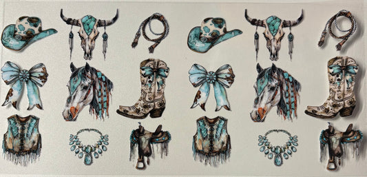 Blue western vibe