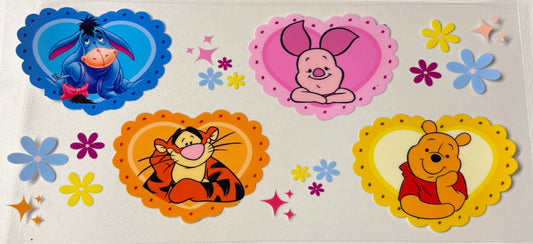 Pooh friends hearts